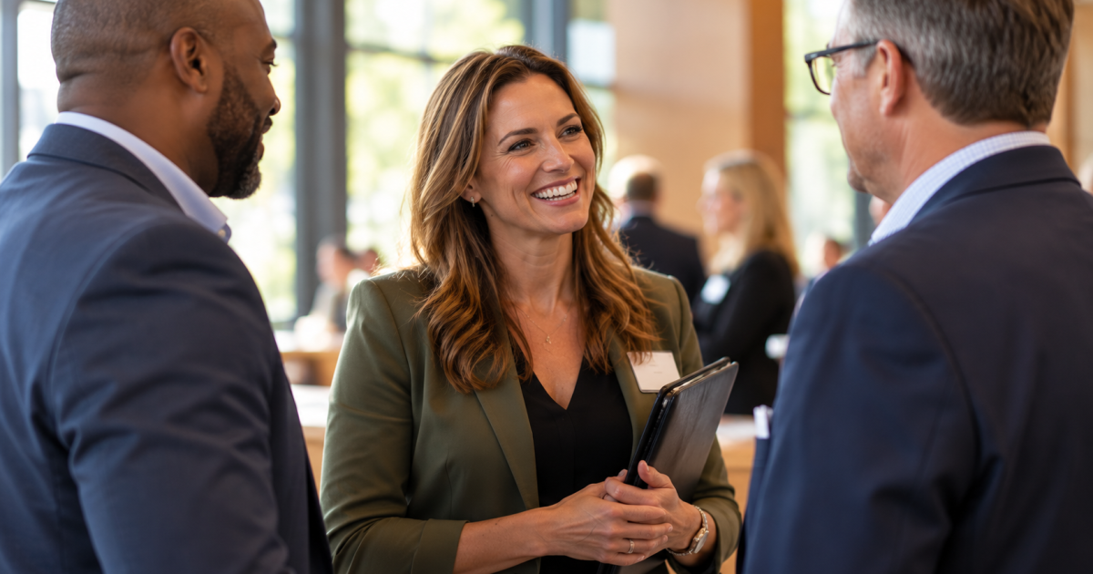 Warm Professional Networking Conversation Warm Professional Networking Conversation